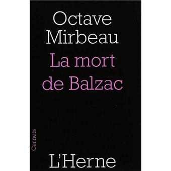 La mort de Balzac