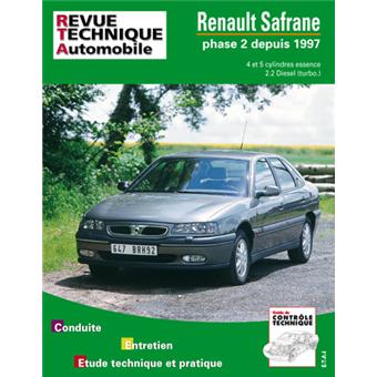 Revue technique automobile 617.1 Renault Safrane PH.2 E/TD (4/5 CYL)>1997