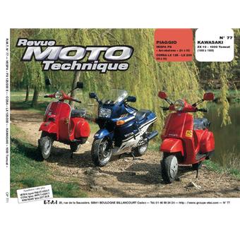 Revue moto technique 77.1 Piaggo Vespa PX-LX125-200/Kawasaki ZX10