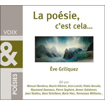 La poésie c'est cela