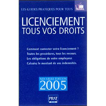 Licenciement, tous vos droits