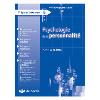 Psychologie De La Personnalite Preparer Lexamen - 