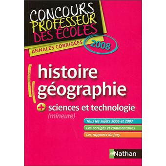 Annales d'histoire, géographie, science et technologie