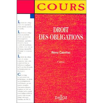 Droit des obligations