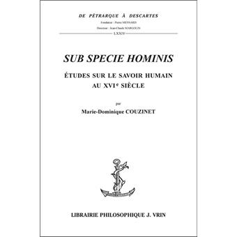 Sub specie hominis