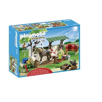 Playmobil Country 5225 pas cher, Box de soins pour chevaux