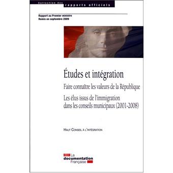 Etudes et intégration,faire connaître les valeurs de la république