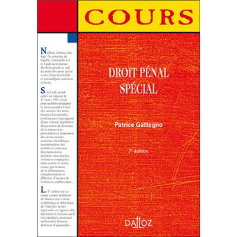 Droit pénal spécial