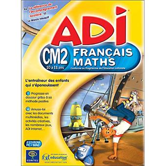 Adi Accompagnement Scolaire CM2 – Français & Maths – PC, Big Box, 1996