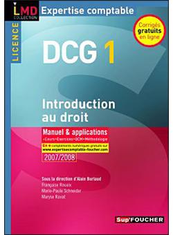 Introduction au droit licence DCG épreuve 1 Manuel et application ...