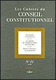 Cahiers du Conseil Constitutionnel