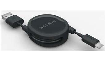 Belkin PRO Series - Câble USB - USB (M) pour Micro-USB de type B (M) - USB  2.0 - 79 cm - rétractable - noir - Accessoire pour téléphone mobile - Achat  & prix