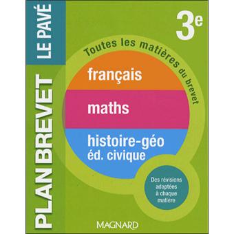 Plan Brevet français, maths, histoire-géographie, éducation civique 3ème
