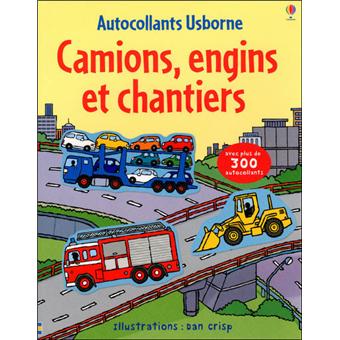 Camions, engins et chantiers - Autocollants Usborne