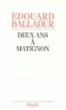 Deux ans a matignon