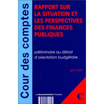 Rapport sur la situation et les perspectives des finances publiques