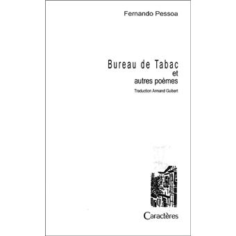 Bureau De Tabac Et Autres Poemes Broche Fernando Pessoa Achat Livre Fnac