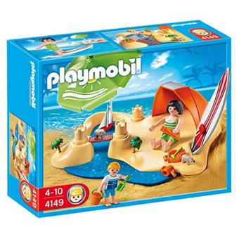 NEUF dollshouse/plage vacances Extras Playmobil sable/jouets de l'eau jaune/bleu