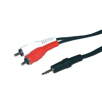 MCL Samar câble mini jackRCA stéréo 1,5 mètre Cable ou Câble 1,5 à prix mini