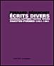 Ecrits divers