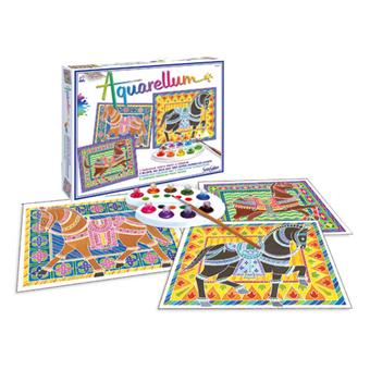 Sentosphère Aquarellum Live Chevaux – Kit Peinture Magique Aquarellable – Interactif Avec Application – Fabriqué En France – Dès 7 Ans