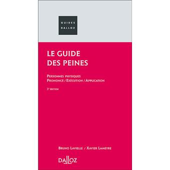 Le guide des peines