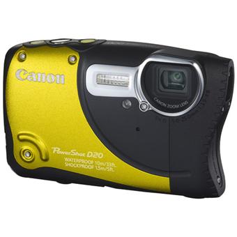 Canon PowerShot D20 Jaune (Etanche -10 m) - 1