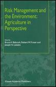 Risk management and the environment: agriculture in perspect - 1