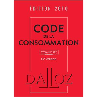 Code de la consommation commenté