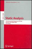 Static Analysis - 11th International Symposium, SAS 2004, Verona, Italy August 26-28, 2004, Proceedings - Paperback - 2004 - 1