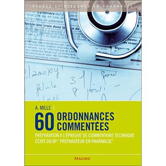 60 Ordonnances Commentees Relie Mille A Achat Livre Fnac