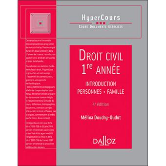 Droit civil 1ère année