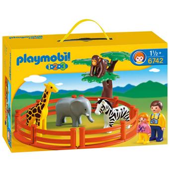 Playmobil 1.2.3 6742 Zoo - 1