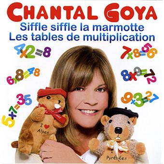 Les Tables De Multiplication Siffle Siffle La Marmotte Chantal Goya Cd Album Achat Prix Fnac