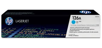 HP 126A - cyaan - origineel - LaserJet - tonercartridge ( CE311A ) - 1