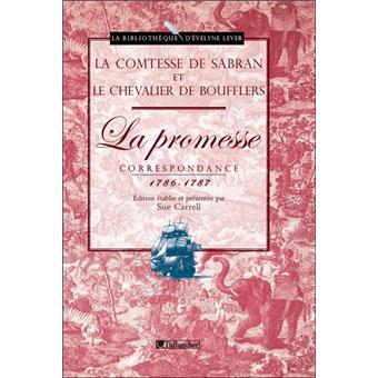 La promesse correspondance 1786-1787 - 1