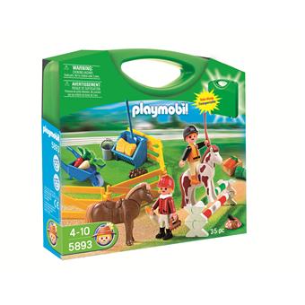 Playmobil Country 5893 Valisette cavaliers et poneys - Playmobil - Achat &  prix