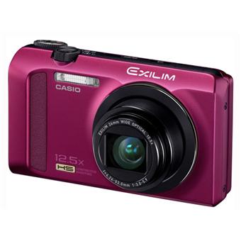 Casio High Speed EXILIM EX-ZR200 - Appareil photo numérique - compact - 16.1 MP - 1080p - 12.5x zoom optique - flash 52.2 Mo - rouge