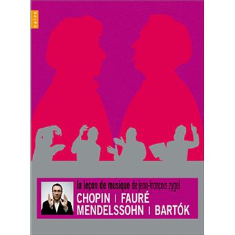 La Leçon de musique de Jean-François Zygel - Coffret Chopin - Fauré -  Bartok - Mendelssohn - DVD Zone 2 - Achat & prix | fnac