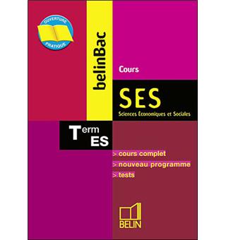 Sciences économiques Et Sociales Terminale Es - 