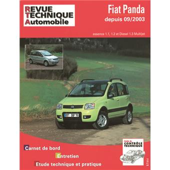 Revue technique automobile B706.5 Fiat Panda/4X4 09/03> ES.1.1/1.2 Diesel 1.3