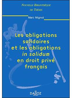Dissertation obligation in solidum