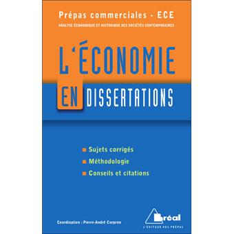 Dissertation corrig economie