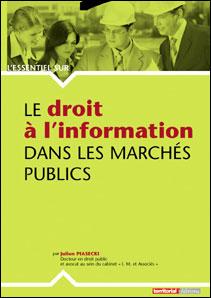 Le droit à l'information dans les marchés publics