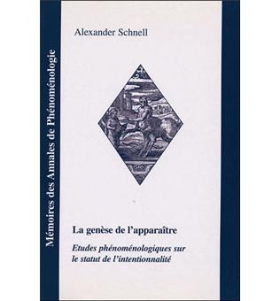 La genèse de l'apparaître