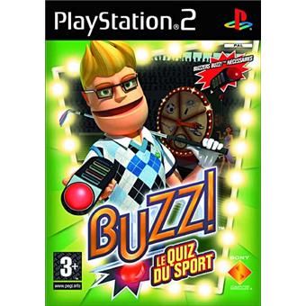 Jeu PS2 Buzz Le Quiz Du Sport - Version Française Complète (sans Notice), Bon état