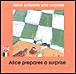 Alice prépare la surprise - Claudine Furlano - broché