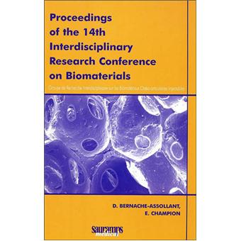 Proceedings of the 14th interdisciplinary research conference on biomaterials