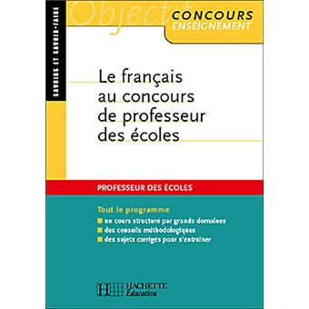 Français au concours de professeur des écoles