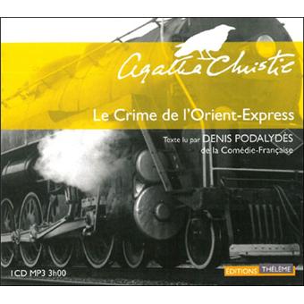 Le Crime De L Orient Express Cd Mp3 Texte Lu Cd Agatha Christie Achat Livre Fnac
